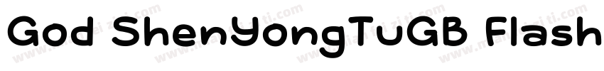 God ShenYongTuGB Flash字体转换
